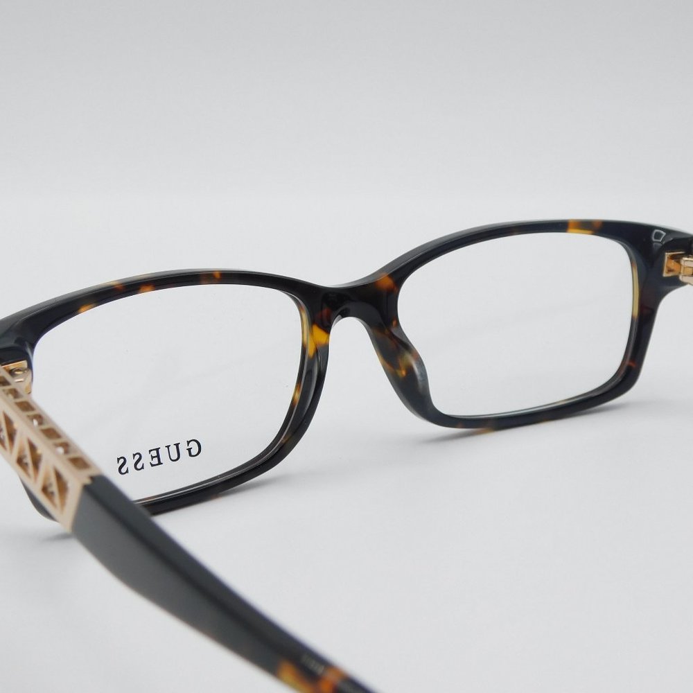 BRAND NEW GUESS GU2785 052 TORTOISE RECTANGLE WOMEN'S EYEGLASSES FRAME 5… - Picture 8 of 12